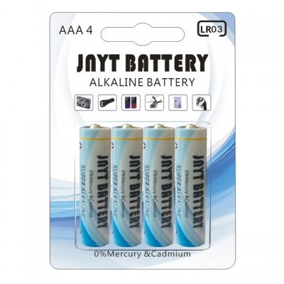 JNYT BATTERY  SUPER ALKALINE 1.5V LR03 AAA BATTERY Alkaline battery